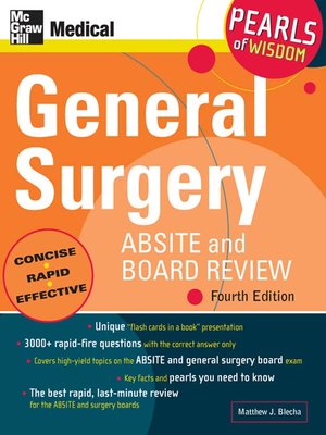 cover image of General Surgery ABSITE and Board Review